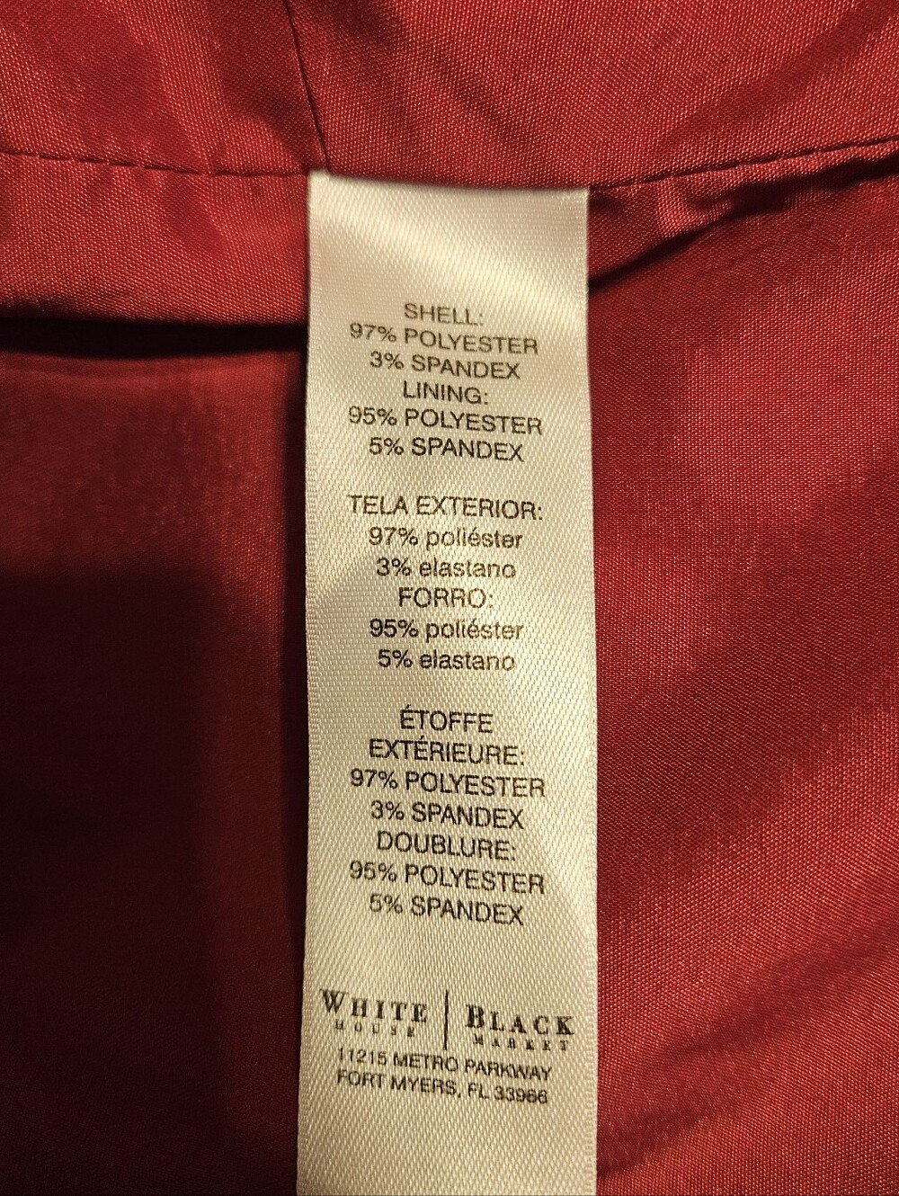 White House Black Market Sleeveless Wine Sheath Dress - Picture 5 of 5